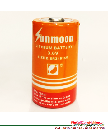 Sunmoon ER34615M; Pin nuôi nguồn PLC Sunmoon ER34615M lithium 3.6v D 13500mAh